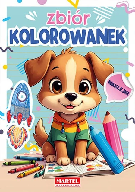 Zbiór KOLOROWANEK z Naklejkami Martel_1