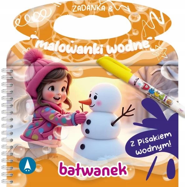 Zadanka i Malowanki Wodne BAŁWANEK z Pisakiem 3+ Skrzat_1