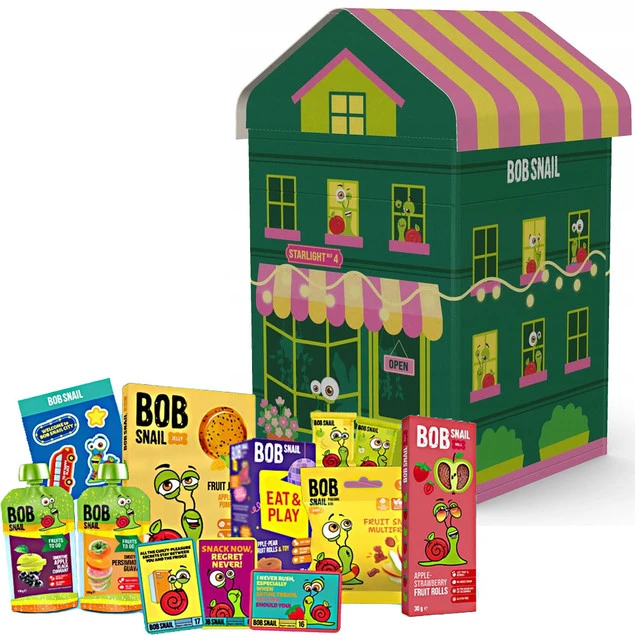 BOB SNAIL ŚLIMAK Snail City 384g ZESTAW PREZENTOWY ŚWIĄTECZNY_1