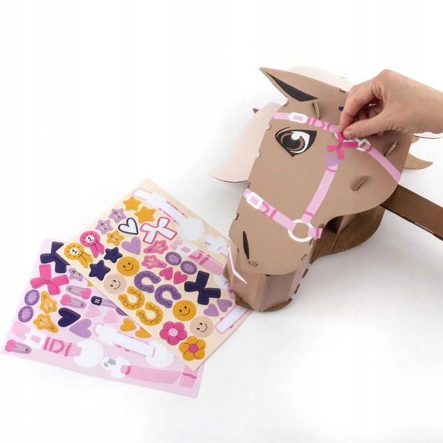 Zestaw Kreatywny HOBBY HORSE DIY Koń w Skali 1:1 Kidea_4