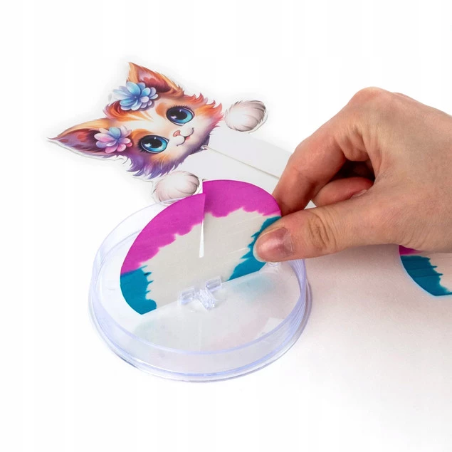 Magiczny Krystaliczny KOTEK Zestaw Kreatywny Eksperyment Kidea_3