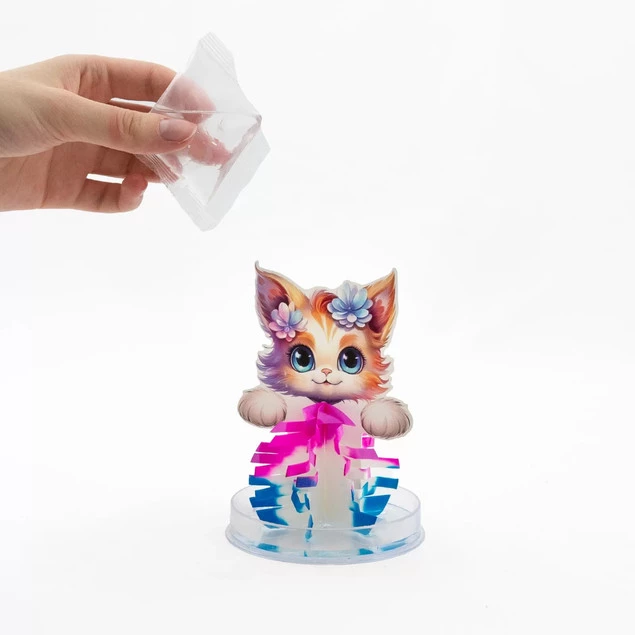 Magiczny Krystaliczny KOTEK Zestaw Kreatywny Eksperyment Kidea_7