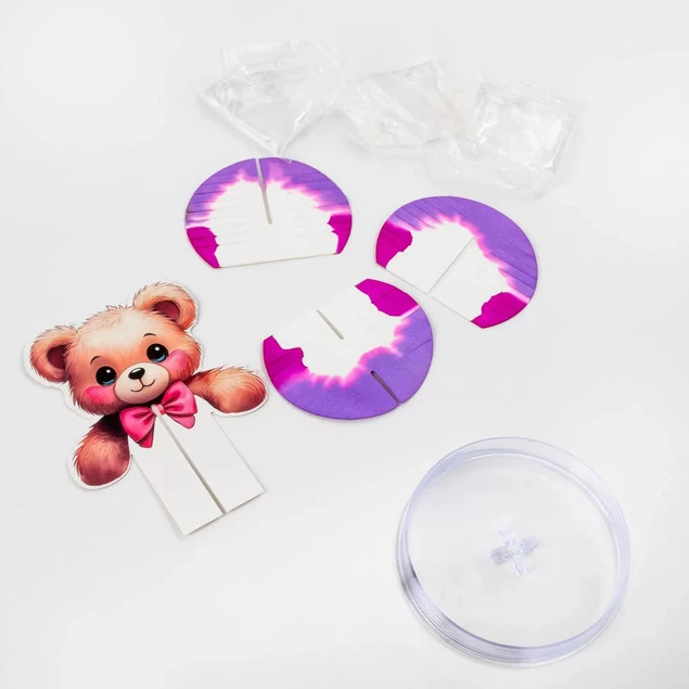 Magiczny Krystaliczny MIŚ Zestaw Kreatywny Eksperyment Kidea_2