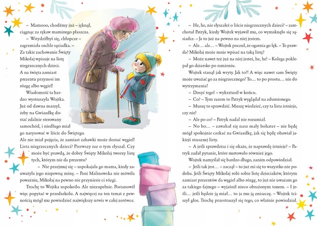 Tajemnicza lista Świętego Mikołaja Opowiadania Świąteczne Skrzat Mikołajki_2
