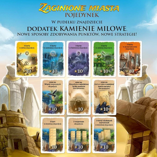 ZAGINIONE MIASTA Gra Planszowa Towarzyska Strategiczna 8+ Nasza Księgarnia_4