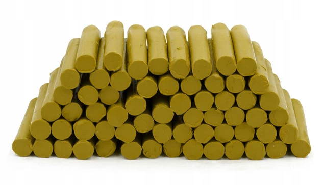 Plastelina Szkolna 1kg UGIER Jasny Złoty w Laseczkach Luzem MONA_1