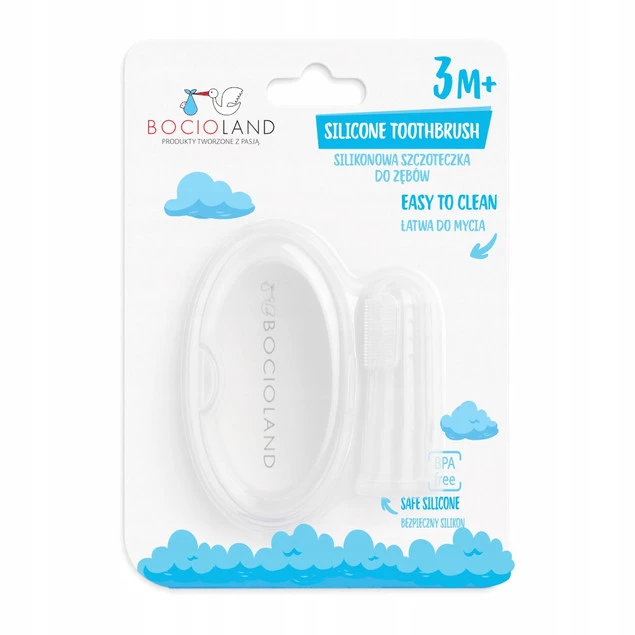 BOCIOLAND Szczoteczka Do Zębów i Dziąseł Silikonowa Masażer Dla Niemowląt_12