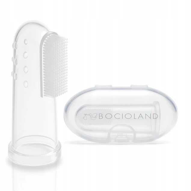BOCIOLAND Szczoteczka Do Zębów i Dziąseł Silikonowa Masażer Dla Niemowląt_5