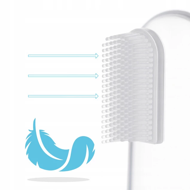 BOCIOLAND Szczoteczka Do Zębów i Dziąseł Silikonowa Masażer Dla Niemowląt_7