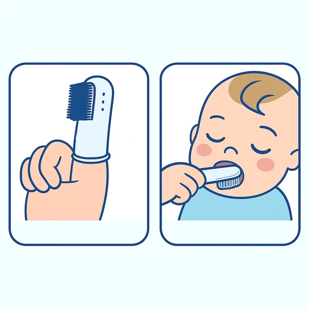 BOCIOLAND Szczoteczka Do Zębów i Dziąseł Silikonowa Masażer Dla Niemowląt_8