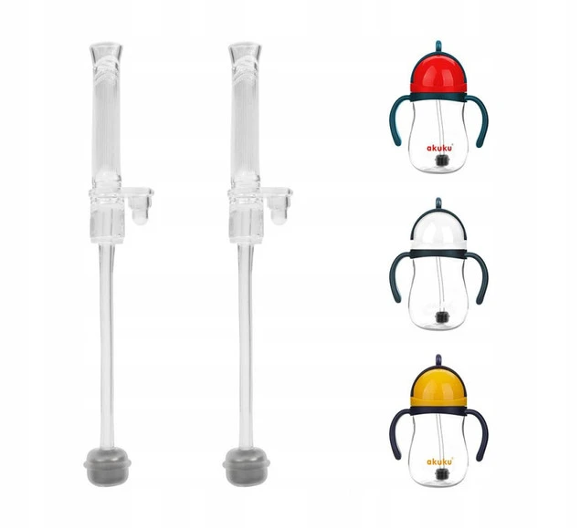 ZAPASOWA SŁOMKA Do Bidonu AKUKU A0164 A0165 A0166 z Odważnikiem A0167 2 szt_1