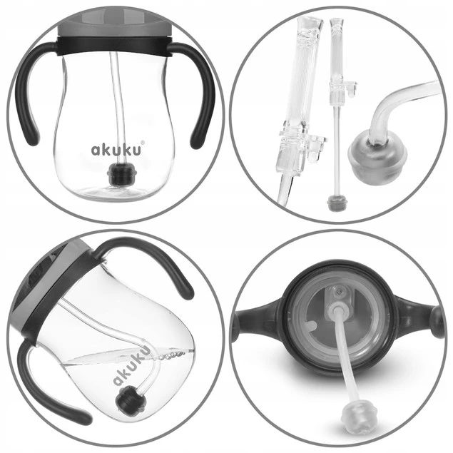 ZAPASOWA SŁOMKA Do Bidonu AKUKU A0164 A0165 A0166 z Odważnikiem A0167 2 szt_5