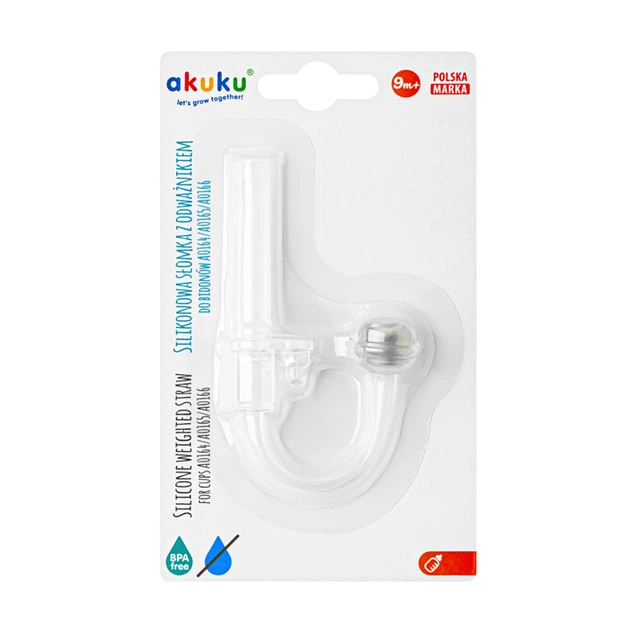 ZAPASOWA SŁOMKA Do Bidonu AKUKU A0164 A0165 A0166 z Odważnikiem A0167 2 szt_8