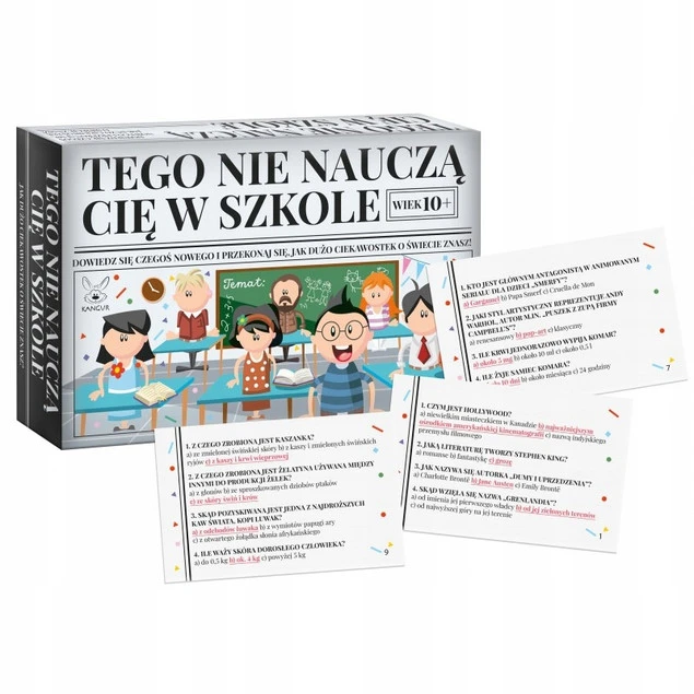 Pakiet 4w1 TEGO NIE NAUCZĄ CIĘ W SZKOLE 10+ Kangur_2