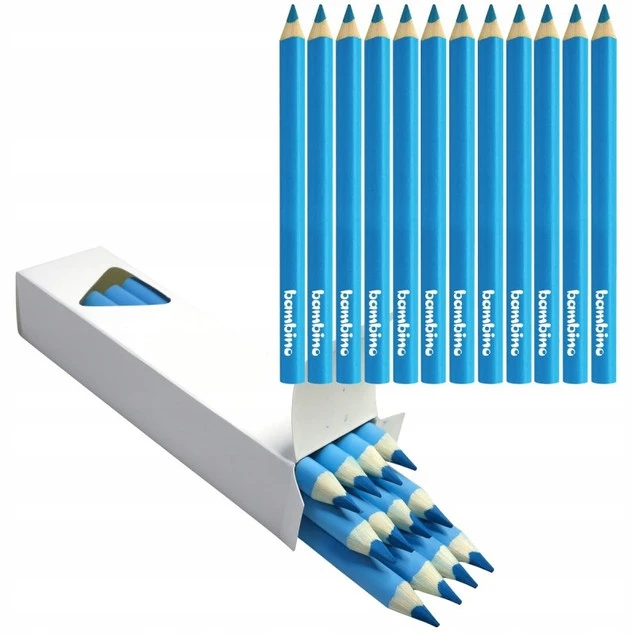 ZESTAW 144 KREDEK BAMBINO: 12 Kolorów x 12 Kredek , GRUBE TRÓJKĄTNE_8
