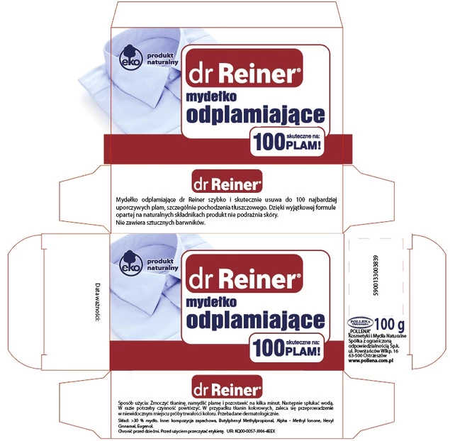 DE REINER Mydełko Odplamiające Mydło 100g x4_4