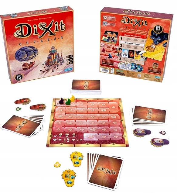 DIXIT ODYSEJA Gra Planszowa Rodzinna Towarzyska 3-12 Osób 8+ Rebel_1