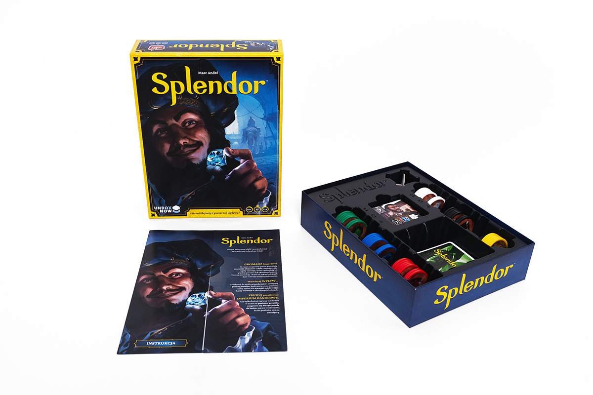 SPLENDOR Gra o Handlu Klejnotami Strategiczna Towarzyska 10+ Rebel_10