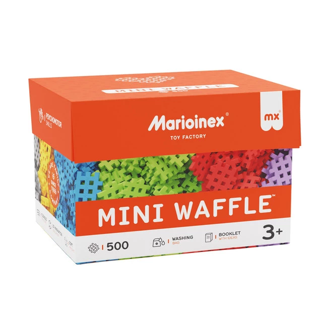 Marioinex Klocki Wafle Mini, 500 Sztuk Kreatywne 2+_10
