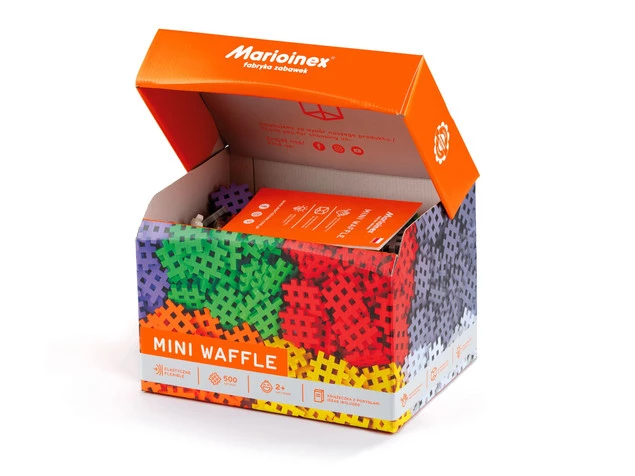Marioinex Klocki Wafle Mini, 500 Sztuk Kreatywne 2+_8