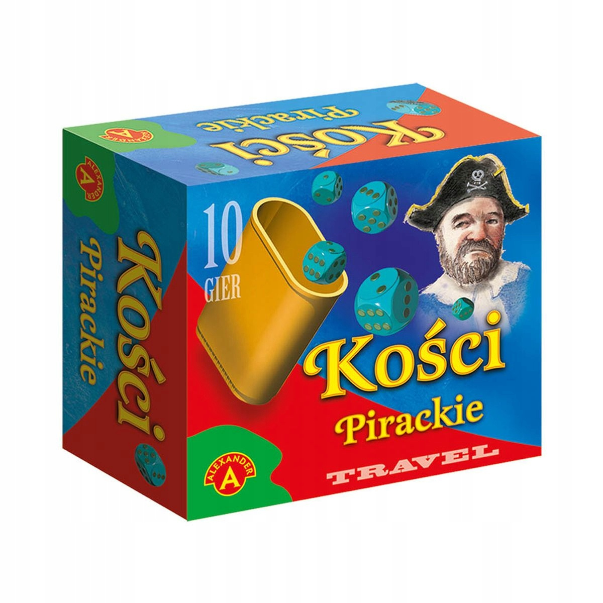 Kości Pirackie Wersja Travel 10 Gier Rodzinna Losowa 5+ Alexander 0320_2