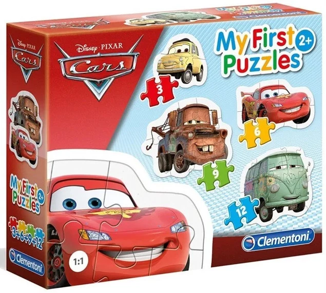 Puzzle 30 Układanka Moje Pierwsze AUTA Pojazdy Zygzak McQueen 2+ Clementoni_2