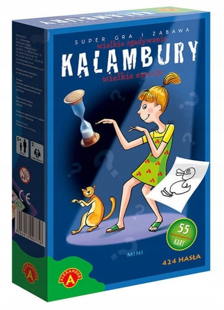 Kalambury Mini Gra Towarzyska Dla Dzieci i Dorosłych 8+ Alexander 0599_2