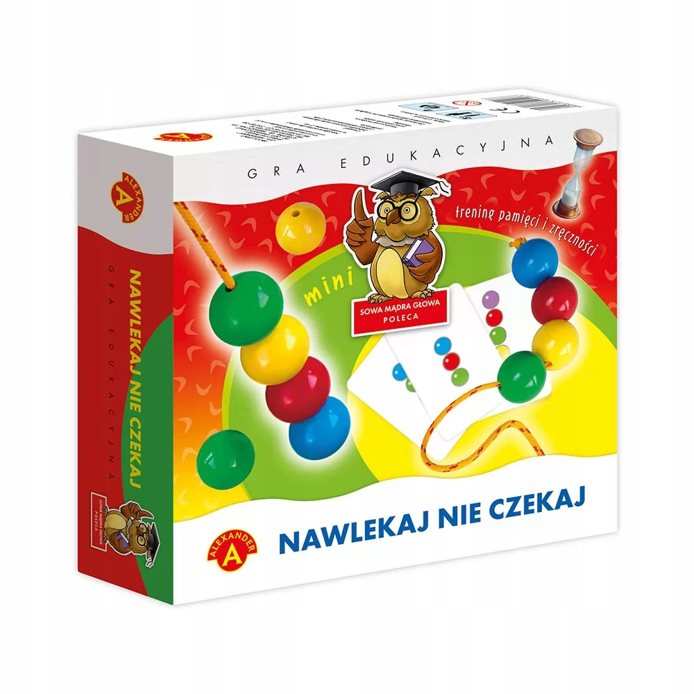 NAWLEKAJ NIE CZEKAJ Mini Gra Edukacyjna Manualna 3+ Alexander 0413_2