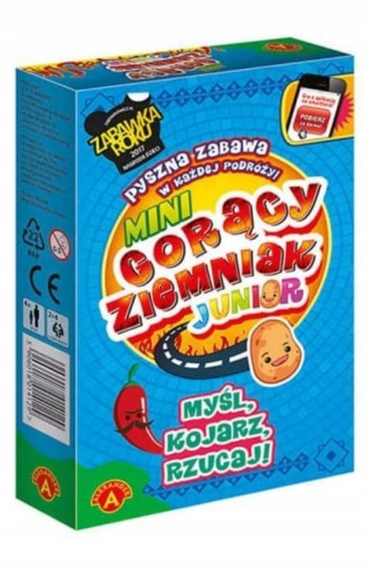 Gorący Ziemniak Junior Mini Rodzinna Gra Losowa Planszowa 4+ Alexander 1412_2