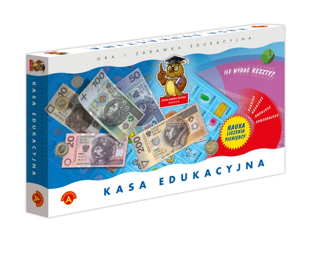 Gra Kasa Edukacyjna Sztuczne Pieniądze Banknoty Monety 7+ Alexander 1092_3