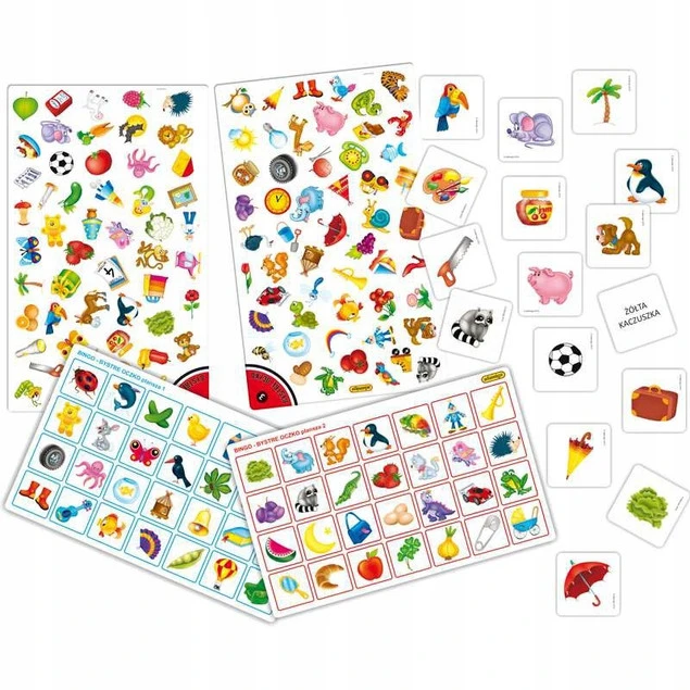 Gra Edukacyjna Dla Dzieci Bystre Oczko 8 Gier 3+ Adamigo_3