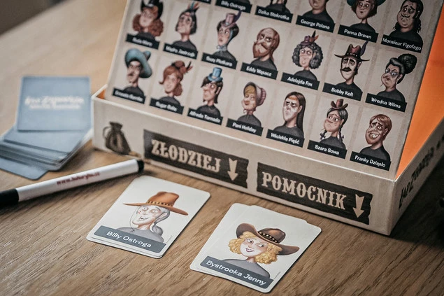 Łap Złodzieja Zostań Szeryfem Gra Planszowa Dla Dzieci Rodzinna 6+ Kukuryku_5