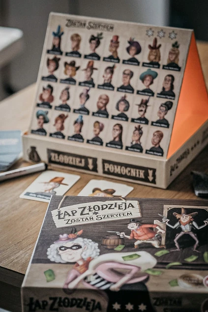 Łap Złodzieja Zostań Szeryfem Gra Planszowa Dla Dzieci Rodzinna 6+ Kukuryku_6