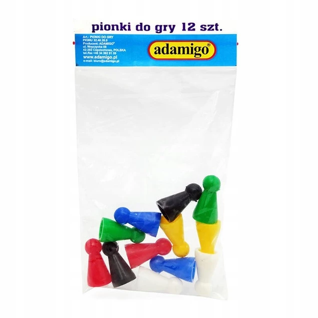 Pionki Do Gry 12 Sztuk 3+ Adamigo_3