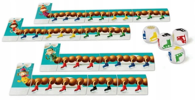 Nogi Stonogi Gra Planszowa Liczenie i Nauka Kolorów 4+ Egmont 2596_4
