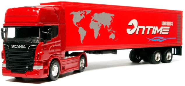 Model Welly Truck Scania V8 R730 1:64 Kolekcjonerski Samochód Dla Fanów_2