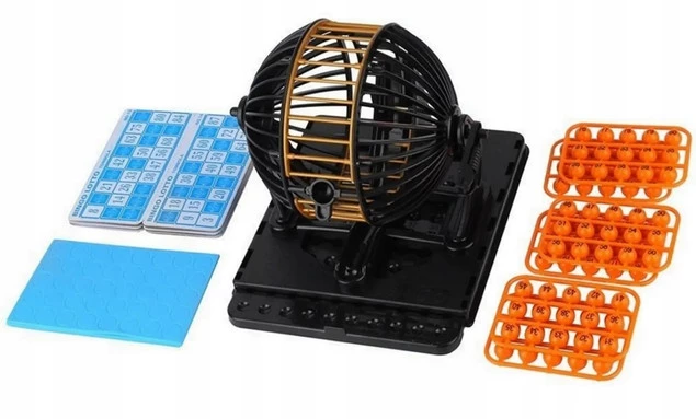 BINGO Gra Rodzinna Towarzyska Maszyna Losująca 3+ Dromader_5