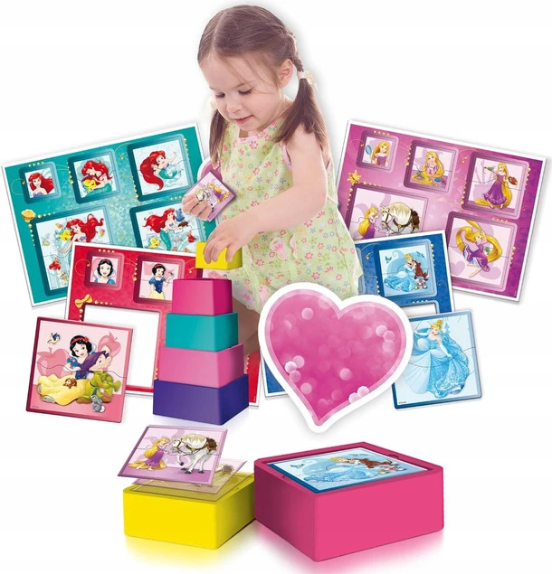 Disney Princess Kostki Aktywizujące Activity Cubes 2w1 2+ Lisciani 67985_3