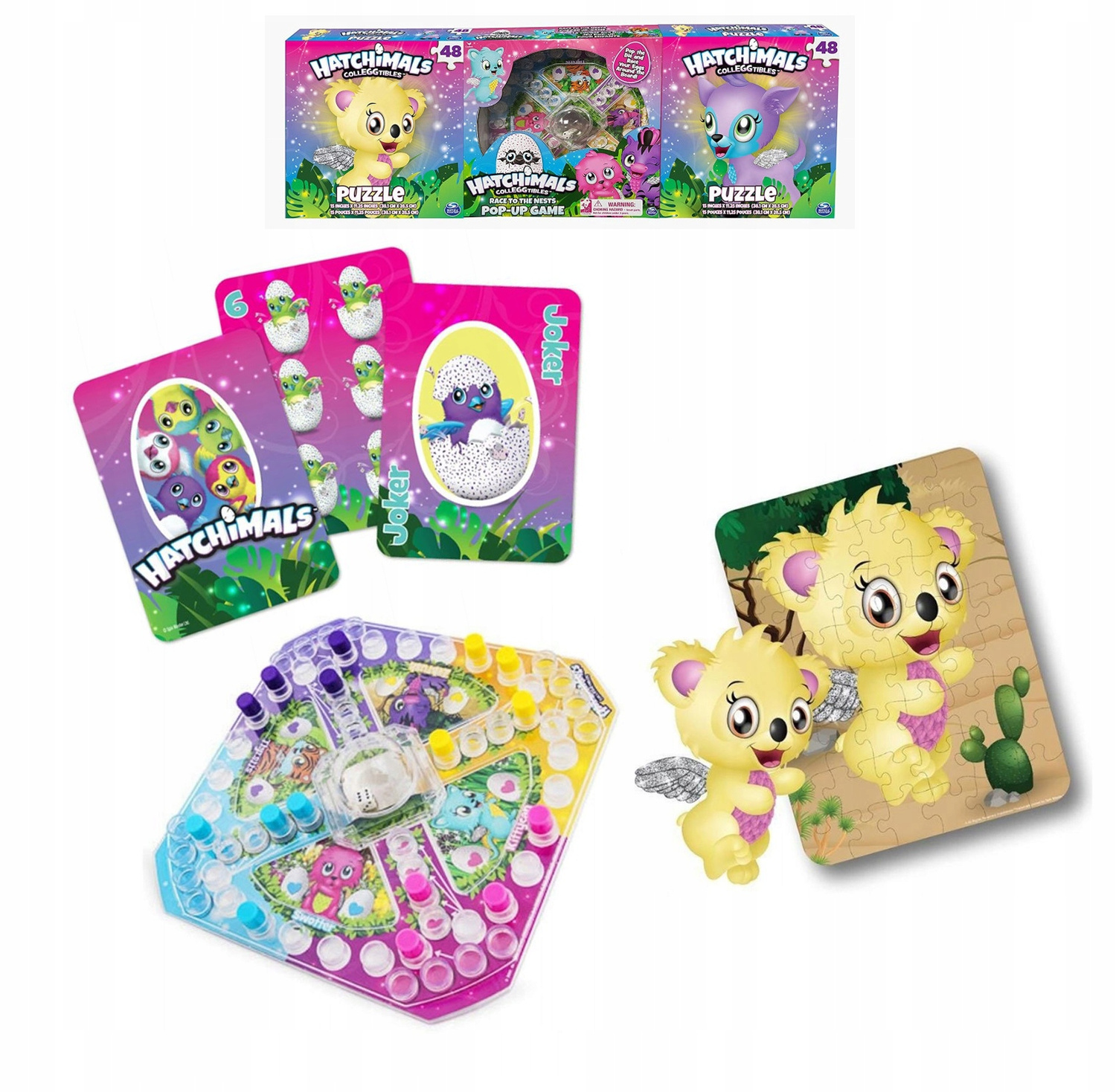 Gry Z Puzzlami Hatchimals Colleggtibles Popper Junior Karty 3+ Spin Master_1