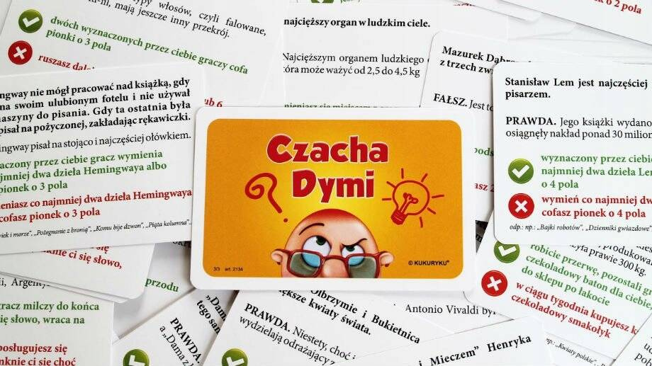 Czacha Dymi Gra Planszowa Dla Dzieci Rodzinna 8+ Kukuryku 62134_3