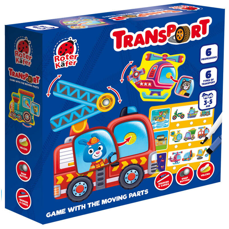GRA EDUKACYJNA Z RZEPAMI RUCHOME ELEMENTY TRANSPORT ROTER KAFER_3