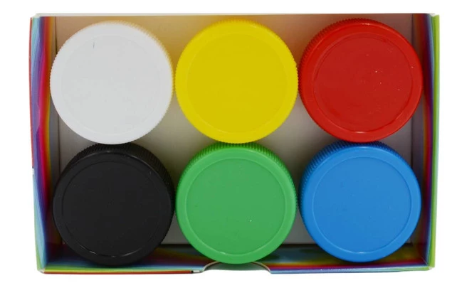 Farby Plakatowe Szkolne 6 Kolorów 20ML Inspiria 1985_3