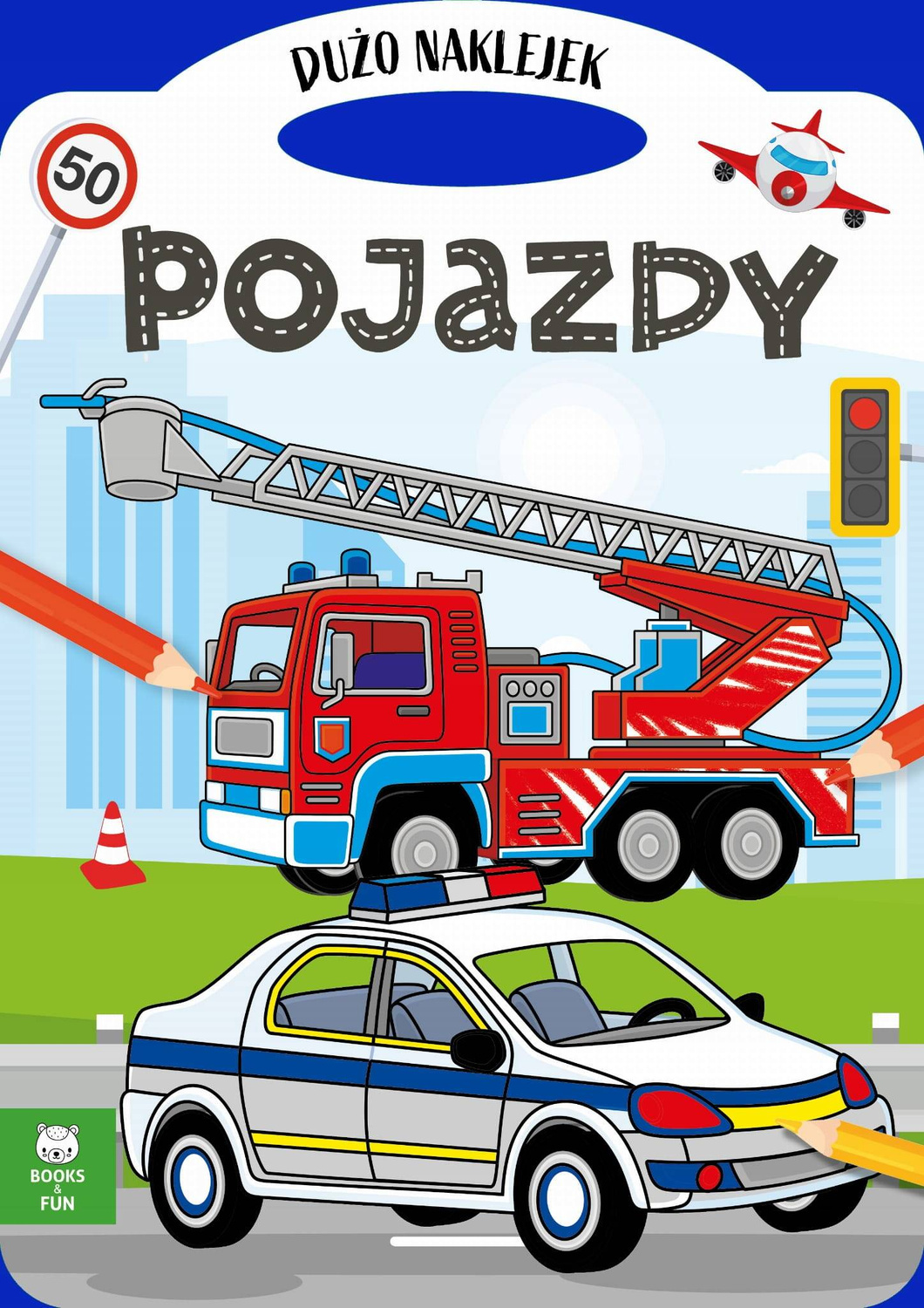 Teczka Pojazdy Z Podwójnymi Naklejkami BooksAndFun_1