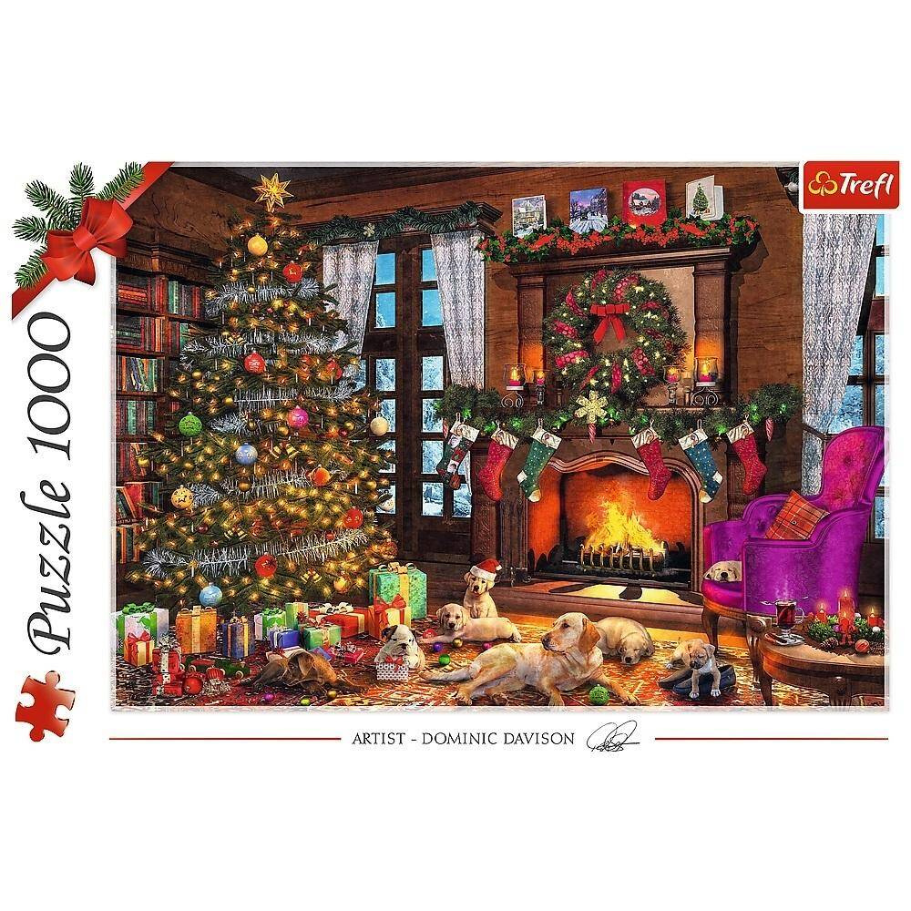 Puzzle 1000 Układanka Święta BOŻE NARODZENIE Gwiazdka 10+ Trefl 10745_1