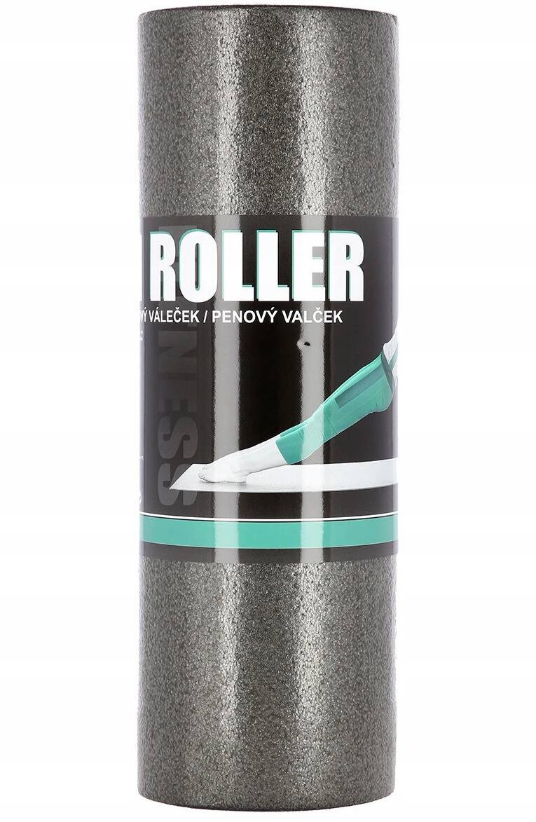 Wałek Roller Do Masażu Gładki Piankowy Rehabilitacyjny Szary 45cm HMS_1