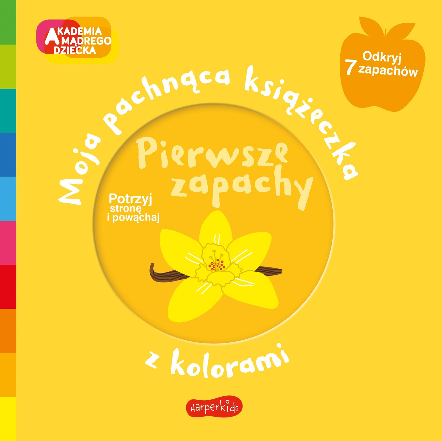 Moja Pachnąca Książeczka Z Kolorami Pierwsze Zapachy Mr Iwi 3+ HarperKids_1