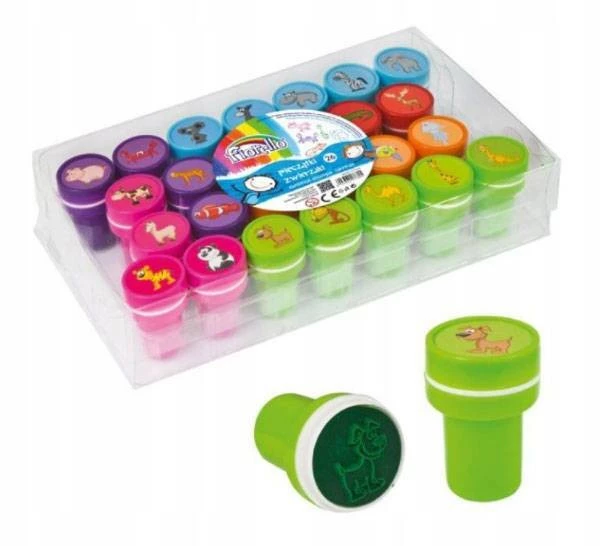 PIECZĄTKI KOLOROWE STEMPLE STEMPELKI DLA DZIECI_4