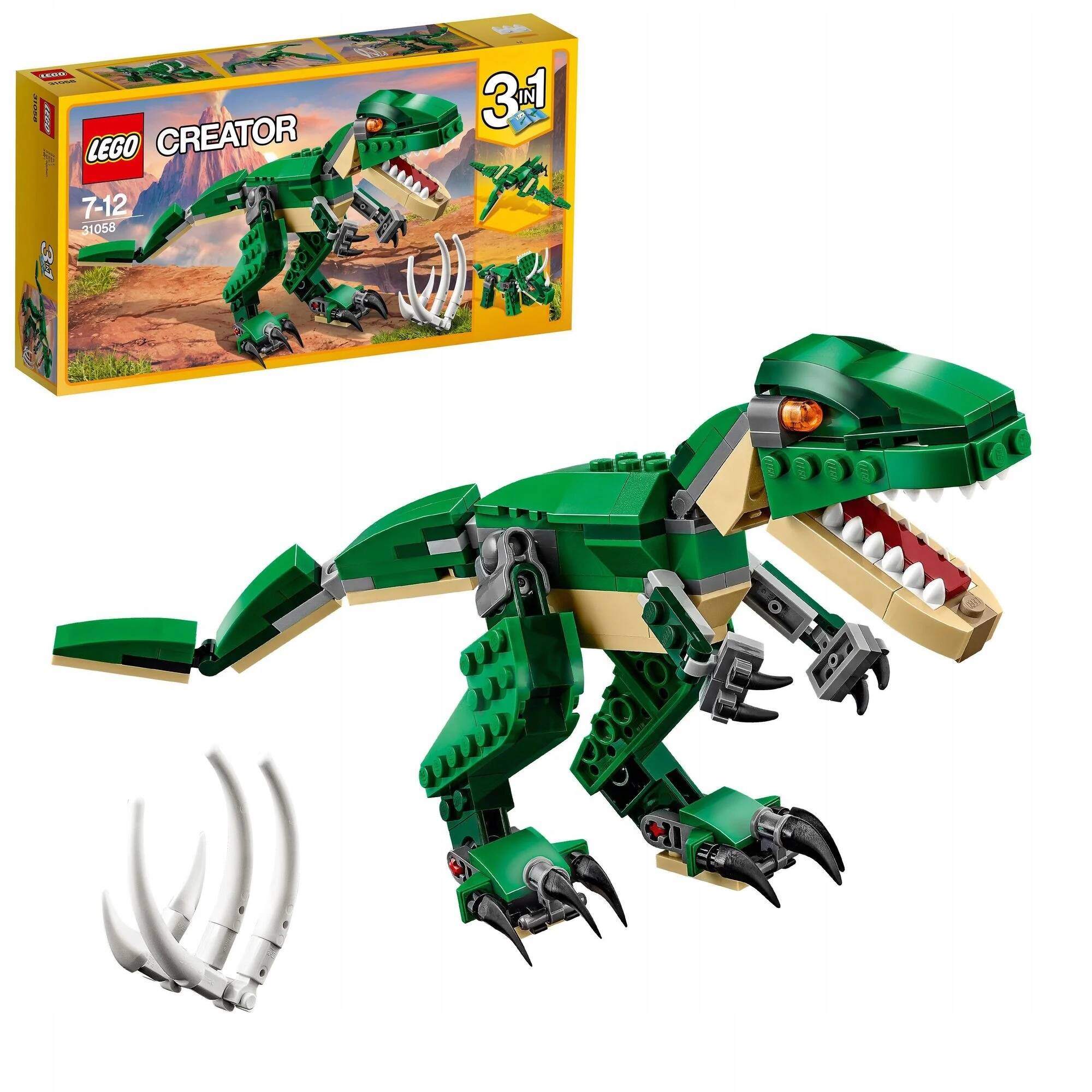 LEGO Creator Potężne Dinozaury 3w1 174el. 7+ 31058_1