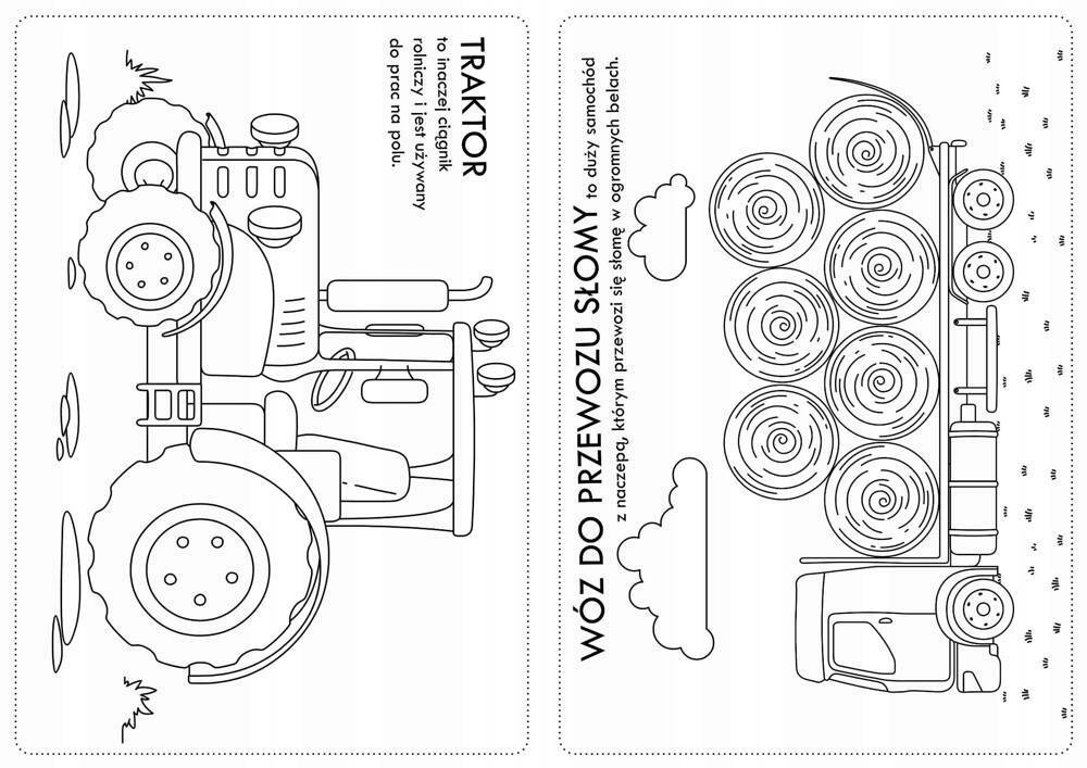 Kolorowanka Pojazdy Na Wsi + Naklejki BooksAndFun_2