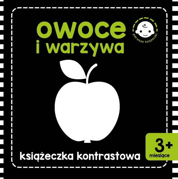 Książeczka Kontrastowa Owoce i Warzywa Rozwój Maluszka 3M+ Skrzat_1